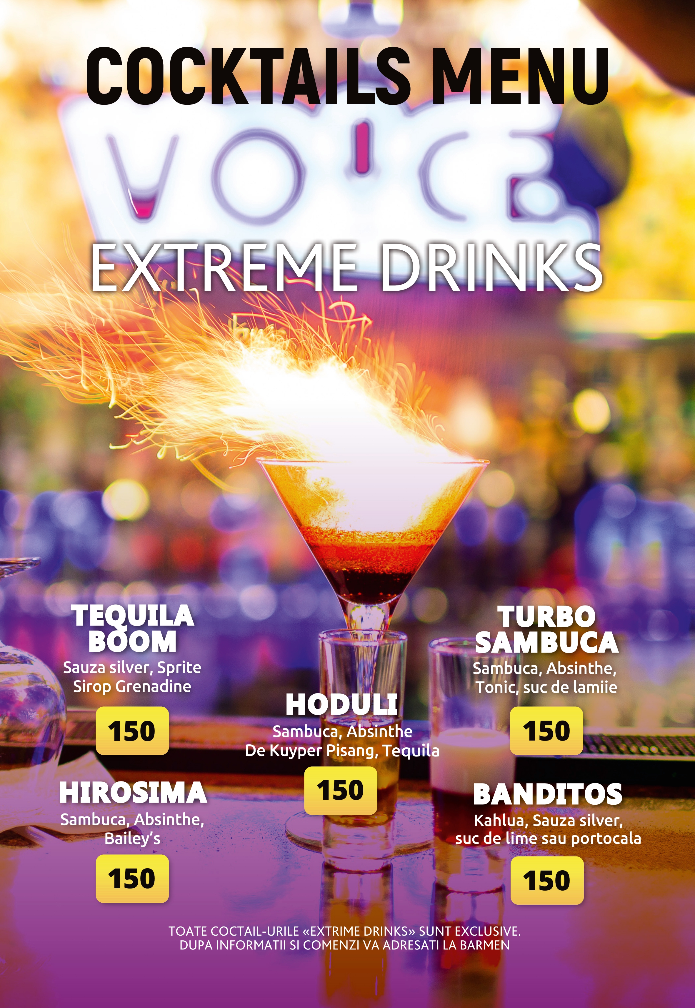 Drinks Menu Page 2